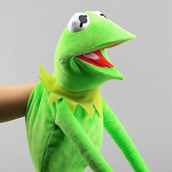 70 cm Kermit froske hånddukke full body plysj leketøy rekvisitt