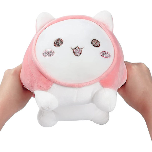 Gosedjur Katt Plyschleksak Anime Söt Kattunge Kawaii Plysch Kitty Mjuk Kudde, Plyschleksakspresenter För Pojkar Flickor (rosa-katt, 11,8\") Hy