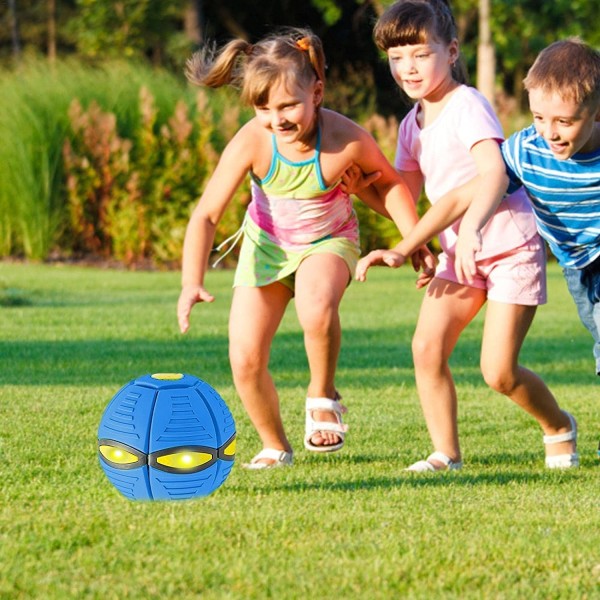 Magic Ball børnelegetøj | Bærbar magisk lys flyvende tallerken UFO-bold | Interaktivt legetøj til børn, magisk afslapningsbold til drenge og piger