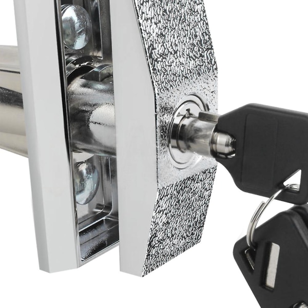 Zinklegering Kromfärg Enkel öppningsnyckel Varuautomatlåscylinder för automatiska försäljningsmaskiner Industritanksskåp