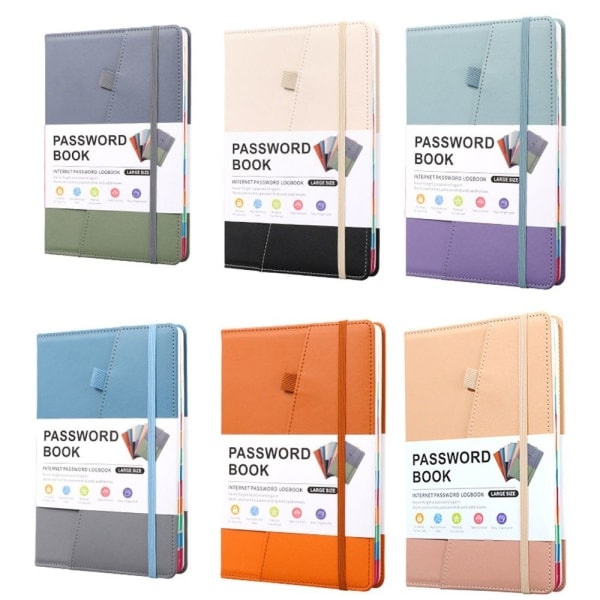 A5 lösenordsbok lösenordsbok 6
