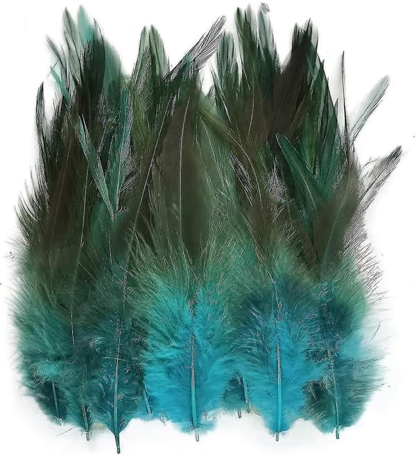 Sadel Hackle Tuppfjäder För Hantverk
