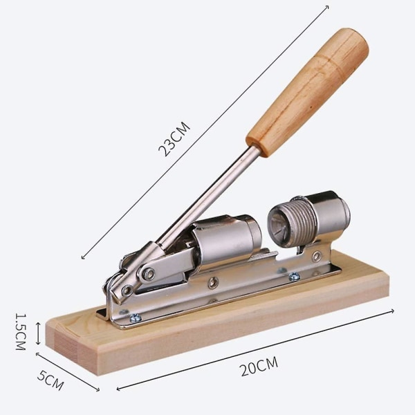Ny, egnet manuel nøddeknækker, nøddeknækkere i rustfrit stål valnøddetang kastanjetang nøddeknækkertang køkkennød