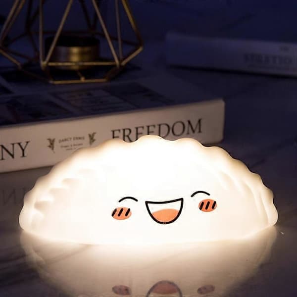 Dumpling LED Natlampe Soveværelse Hjem Sengelampe Stemningslys