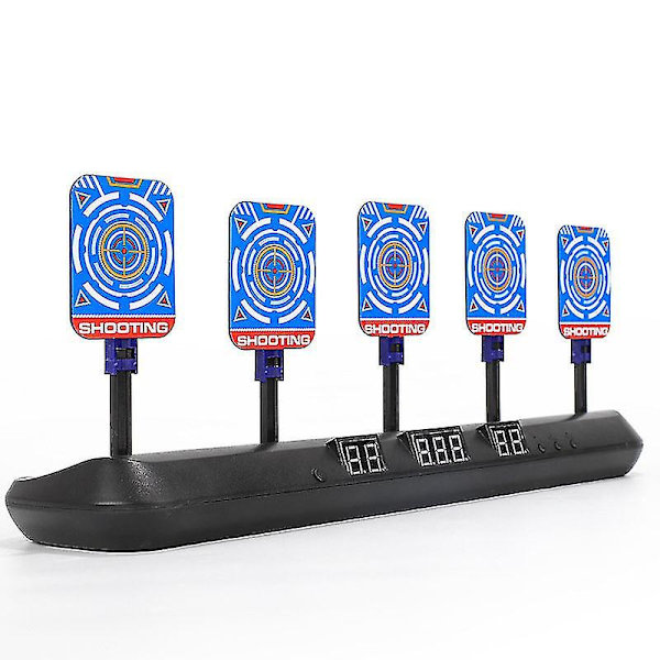 Lelut Nerf-taululle Digitaalinen tauluvaikutuspisteytystaulu Nerf N-strike Elite/mega/rival -sarjalle 5 targets