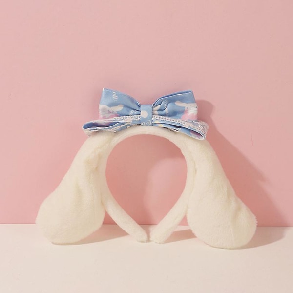 Sanrioed söt plysch huvudbonad tecknad film Min melodi Cinnamoroll Kuromi Kawaii pannband söta hårtillbehör barn flickor presenter fenfen melody