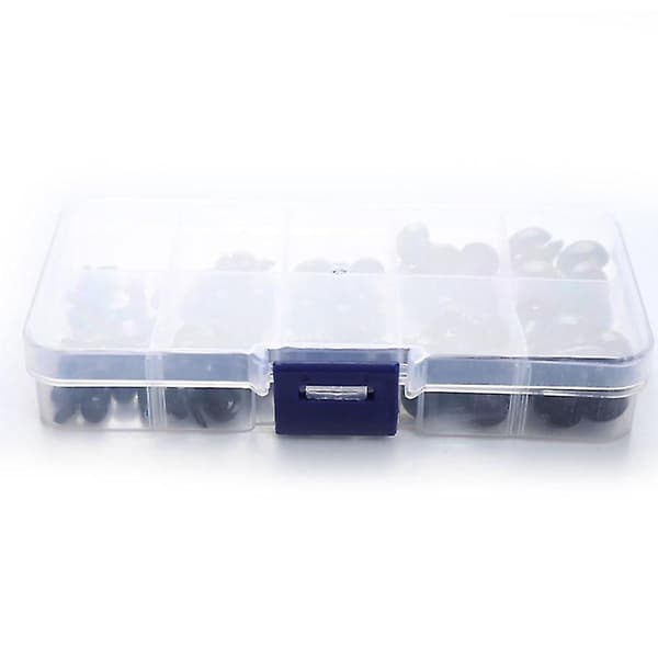 100 st/set 6-12mm Nya Dockor Barn Leksak Ögon Plast Säkerhetsögon DIY För Anima