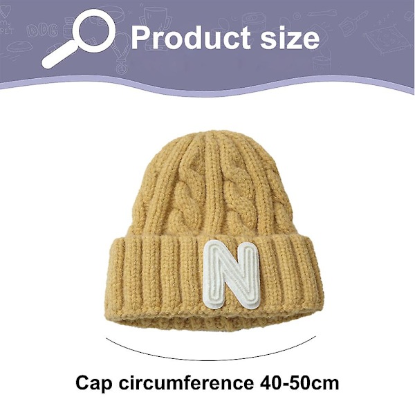 Stickade mössor Cartoon Twist Ullmössor för pojkar och flickor Baby Pullover Mössor Åldrar3-10 Stil1 style1