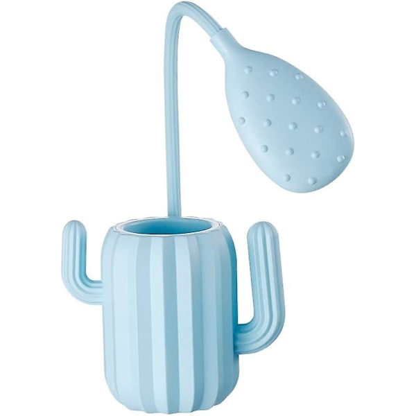 Skrivebordslampe, genopladelig kaktusformet penneholder læselampe sengebordslampe skrivebordslampe til piger