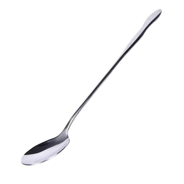 Latte Spoons Stainless Steel Long Handle Dessert Spoon Sundae Spoon 6pcs