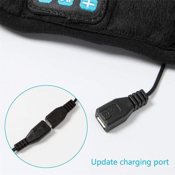 Unikuulokkeet - Unimaski kuulokkeilla Bluetooth 5.0 Harmaa