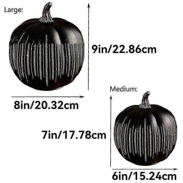 Twinkle LED-upplysta pumpor, timer-upplysta gnistrande stjärnklara glaspumpor orange stora Orange big