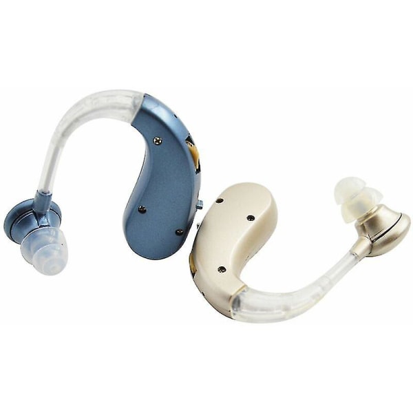 Digital hörselförstärkare Ge-t10 USB uppladdningsbar ljudförstärkare Hörapparater 35 timmars batteritid med adapter 4 silikonspetsar och rengöringsborste B