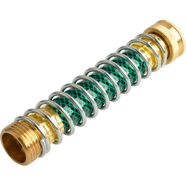 Spiralfjærbeskytter for hageslange, solid messingkobling, hagekranforlenger (hy)