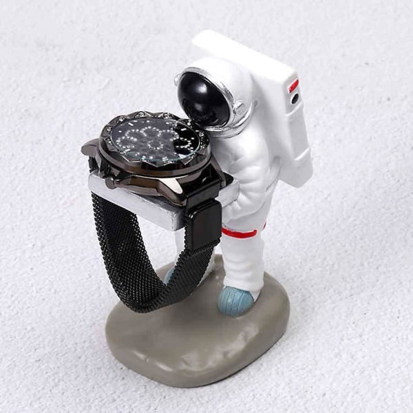 Watch vanha hovimestari/astronauttihartsipatsasmalli watch koristelu säilytysteline Jewe