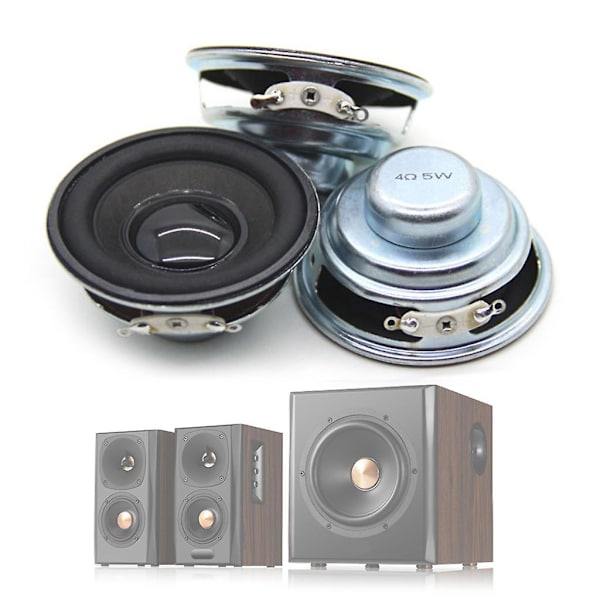 1 st 52 mm full range-högtalare 4 ohm 5 w bärbar högtalare ljud hemmabio