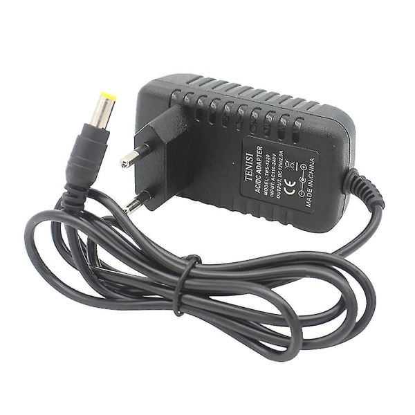 Ac/dc 12v 1a Strømadapter Lader Eu-plugg for Led-stripe Lys Cctv