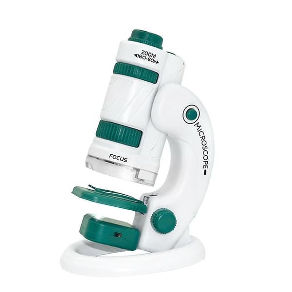 Mikroskop Legetøj Til Børn Udendørs Bærbart Mikroskop Stem Science Kit Til Børn Green