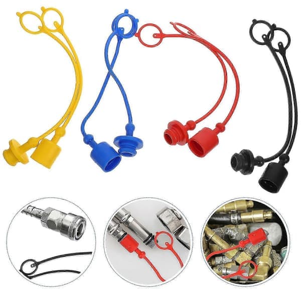 Hydrauliska kopplingsskydd Hydrauliska snabbkopplingsdammskydd Ersättning (1/2\")