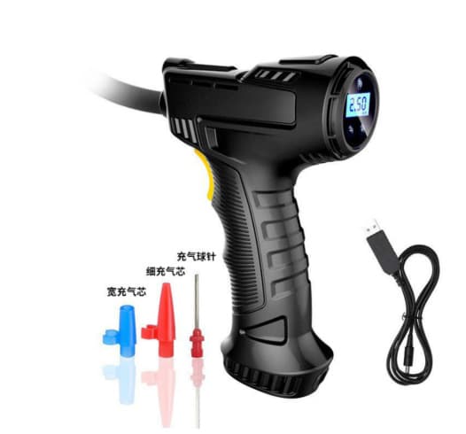 150psi Däckpump Bärbar A Ir Kompressor Inflators Pump För Bildäck 12v Auto Däckpump Med Digital Tryckmätare Med Nöd LED-Ljus