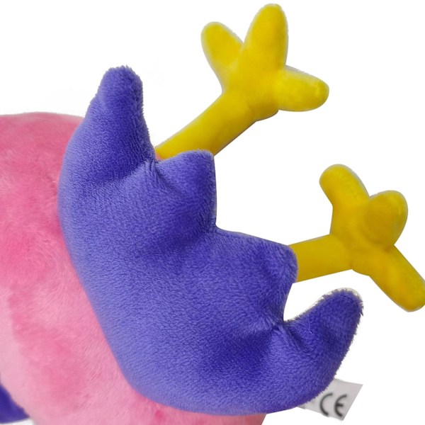 Blå plyschmonsterdocka med tre ögon, 9\" Jumbo Plushie Toy, Mjukt gosedjur Figurdocka för barn och vuxna