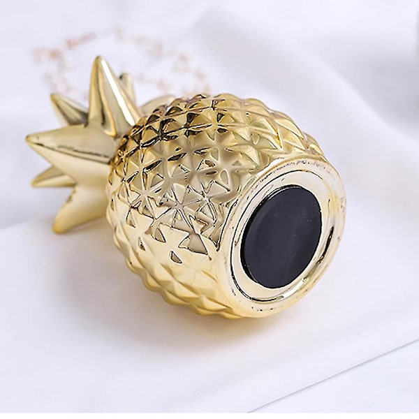 Keramisk ananas sparegris penge sparebøsse kreativ guld ananas ananas dekoration nordisk hjem desktop håndværk ornament Gold