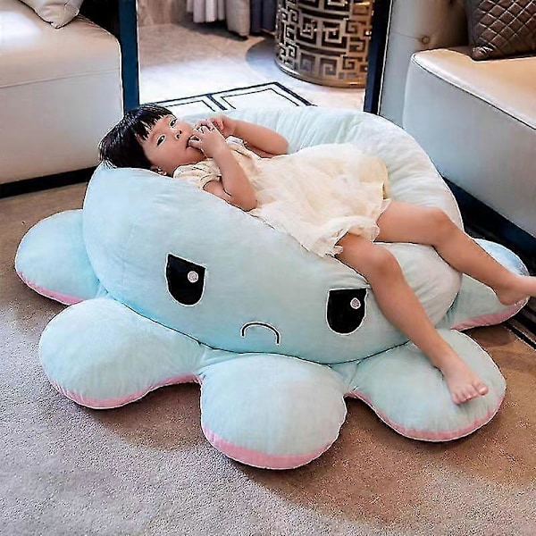 Reversible Octopus Plush Toy, Large Plush Octopus Cushion Pillow Toy - Approximately 80 cm (with error)