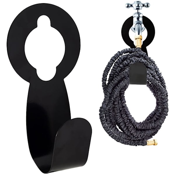 Have Slangeholder, Metal Have Slangeholder Støbejern Sort$have Slangeholder