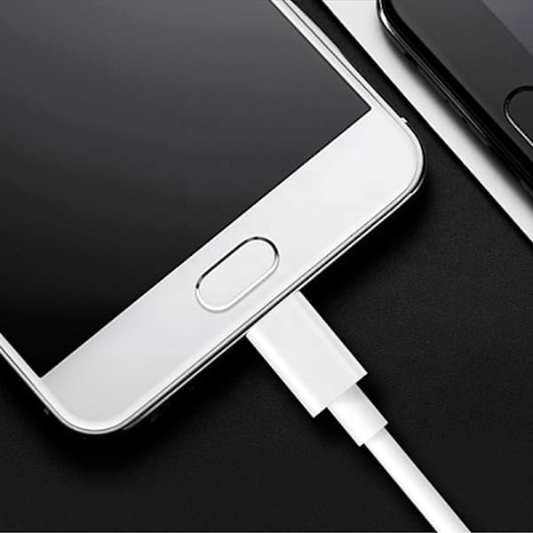 USB-C-kaapeli, 0,25 m, 2A, valkoinen valkoinen 0,25 m