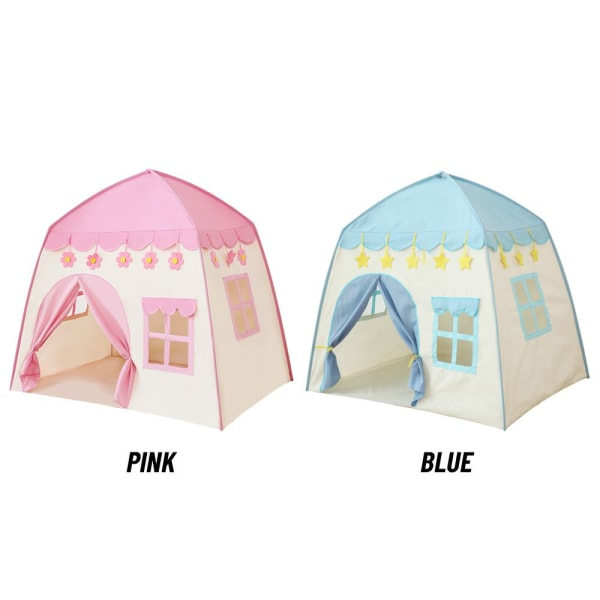 1,3M lasten teltta leikkihuone ROSA blue