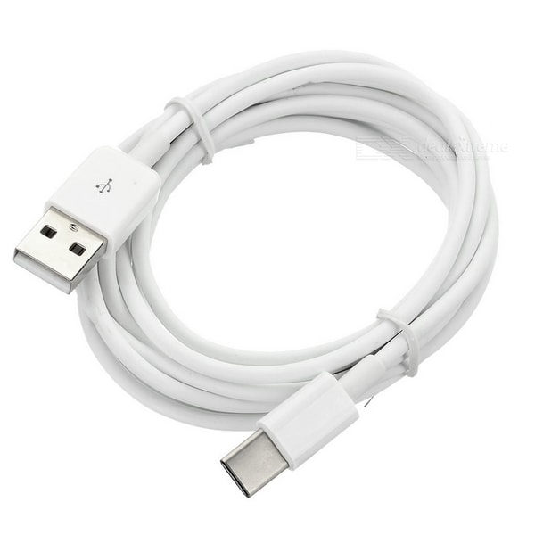 Samsung S8 PLUS Laddkabel USB C - VIT vit white