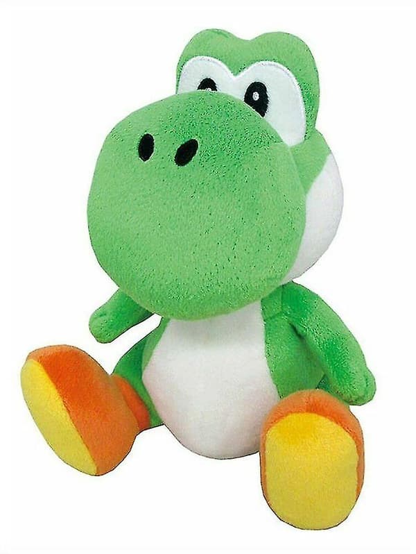 6'' Super Mario Bros Grøn Yoshi Plyslegetøj
