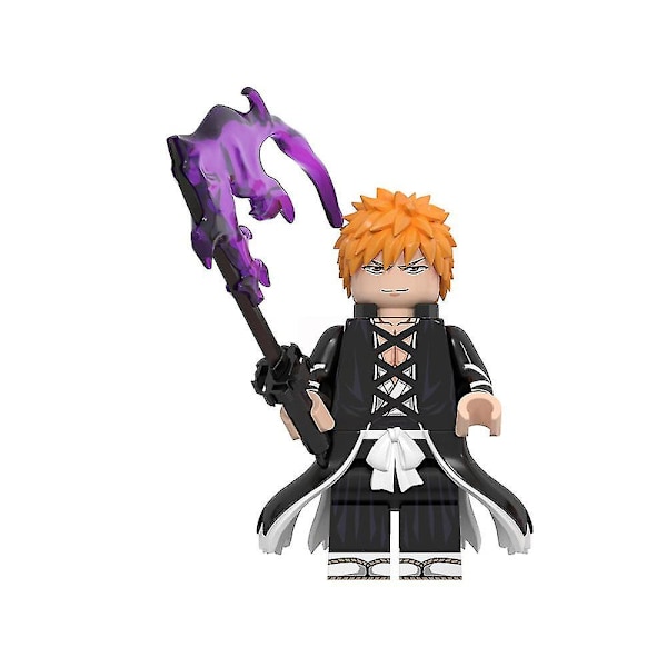 8 stk./sæt Bleach Minifigur Model Byggeklodser Figur Legetøj Dekoration Børnefødselsdagsgave