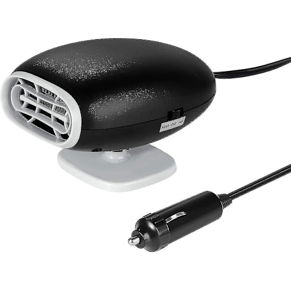 12v 150w kannettava autonlämmitinpuhallin auton sulatuspuhallin säädettävällä jalustalla nopea jäähdytys ja lämmitys