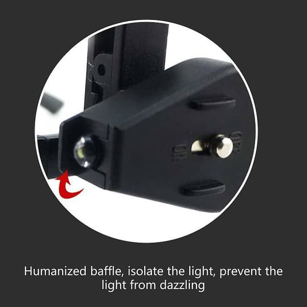 Klipslampe for briller, justerbar klipslampe for leselys, nattlys