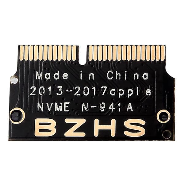 Ngff M.2 Nvme Ssd Adapterkort Til Opgradering Af Macbook Air (2013-2016) Og Mac Pro (Sen 2013-2015)