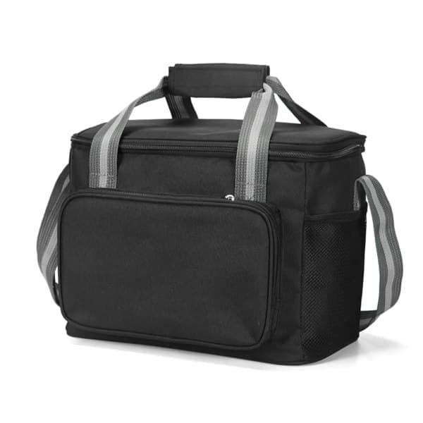 15L Isoleret Køletaske til Picnic BBQ Fest Sort Black
