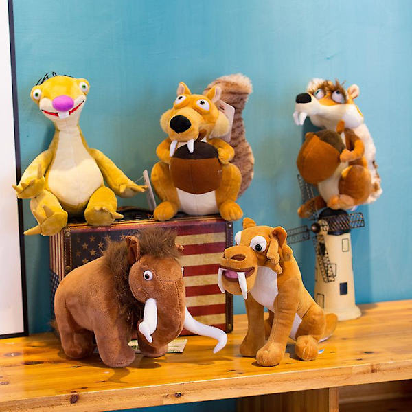 Betterlifefg-jääkauden Critter Mammoth Manny pehmolelu syntymäpäivälahja 20cm