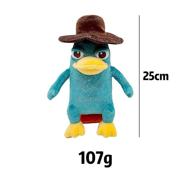 Ihana Perry The Platypus -pehmolelu Pehmeä täytetty lelu Lapsen halailu tyyny Lahja