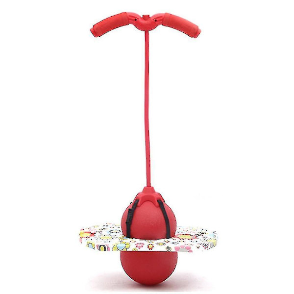 Hoppboll Balansbräda Med Handtag Explosionssäker Träningsstudsboll Red
