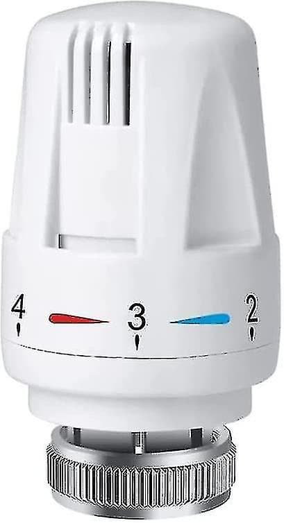 4x Termostatisk Hoved Radiator Controller Termostatisk Hoved Varmeventil M30 X 1.5 2PCS