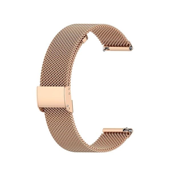 Metal Ste Mesh Rem til Huawei Watch Gt3 46mm Rose Gold