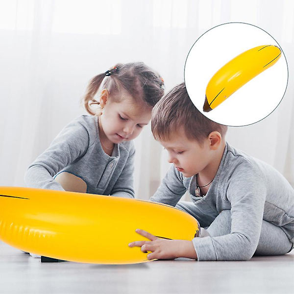6 st PVC uppblåsbar bananleksak