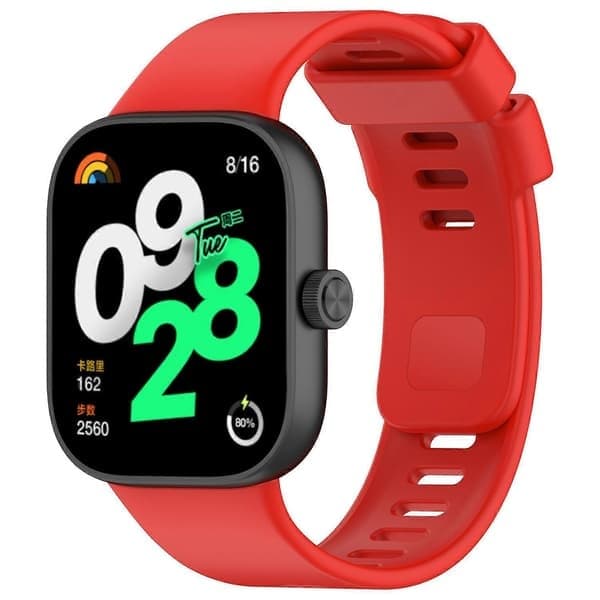 Vaihdo-silikonihihna Xiaomi Redmi Watch 4/Smart Band 8 Pro -älykellolle - Punainen monivärinen Multicolor Red