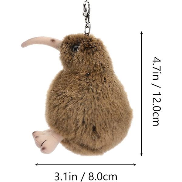 12cm Gosedjur Kiwi Fågel Design Docka Mjuk Barn Djur Leksak Dekorativ