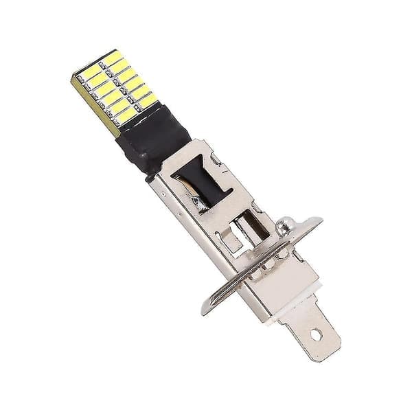 1 X 24-SMD H1 6500k Hvit LED Tåkelys Erstatningspære Tåkelys Kjørelys DRL Xi