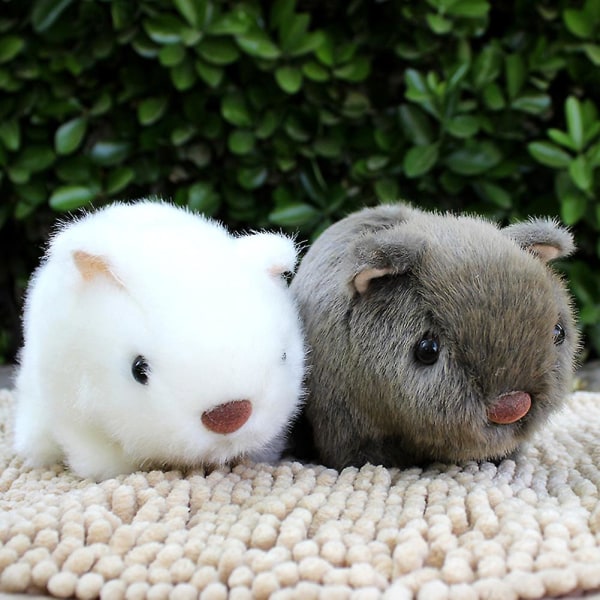 18 cm Simulaatio Pehmo Hamsteri Eläin Pehmo täytetty nukkelelu Kodin sohvan sisustus Grey