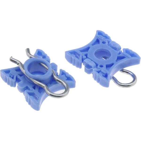 3509416 Fönsterhiss Regulator Guide Slider Clips Glidande Pivot Jaw Block Auto Reservdelar För 740 940 960 S80 Xc70 Xc90 V70 S60(blå)(4st)