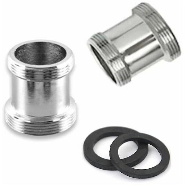 1 Pakkaus Messinkihanan Sovitin 22mm Uros-Uros Hanan Ilmastinliitäntä - M24 - M22