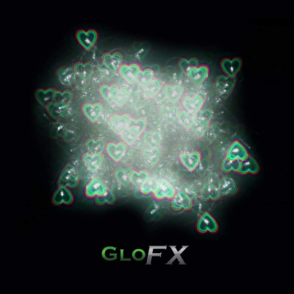 Hjärtformade diffraktionsglasögon - Se hjärtan! - Specialeffekt Rave EDM Festival Ljusförändrande glasögon